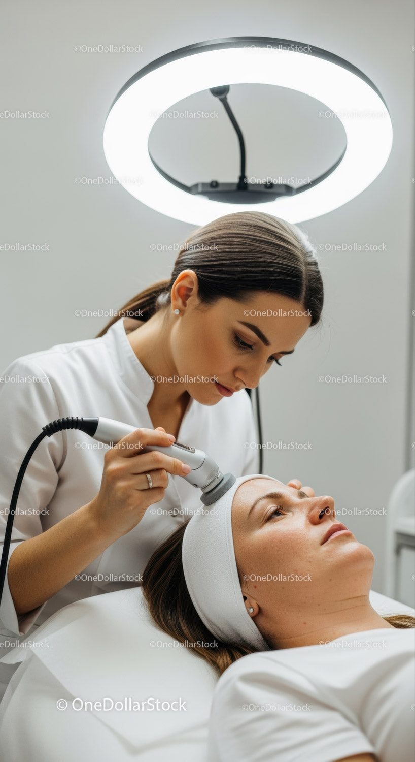 Profesjonalny zabieg dermatologii kosmetycznej na twarz z odmłodzeniem skóry