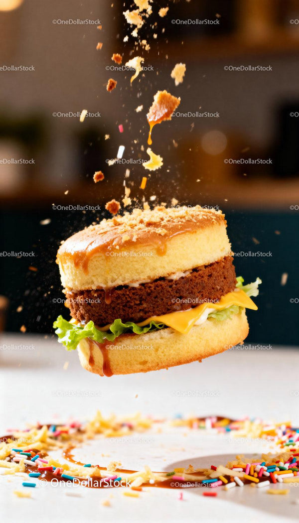 Słodko-słony cheeseburger z karmelem