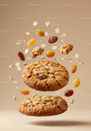 Oatmeal Raisin Cookies with Floating Ingredients