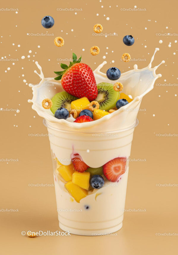 Fruit and Cereal Splash in Smooth Yogurt Cup