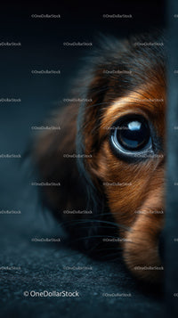 Close-Up of a Feline Eye with Orange Fur in Moody Night Scene