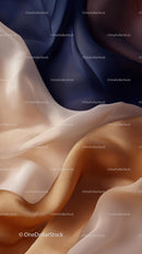 Luxurious Silk Fabric with Elegant Flow and Vibrant Colors