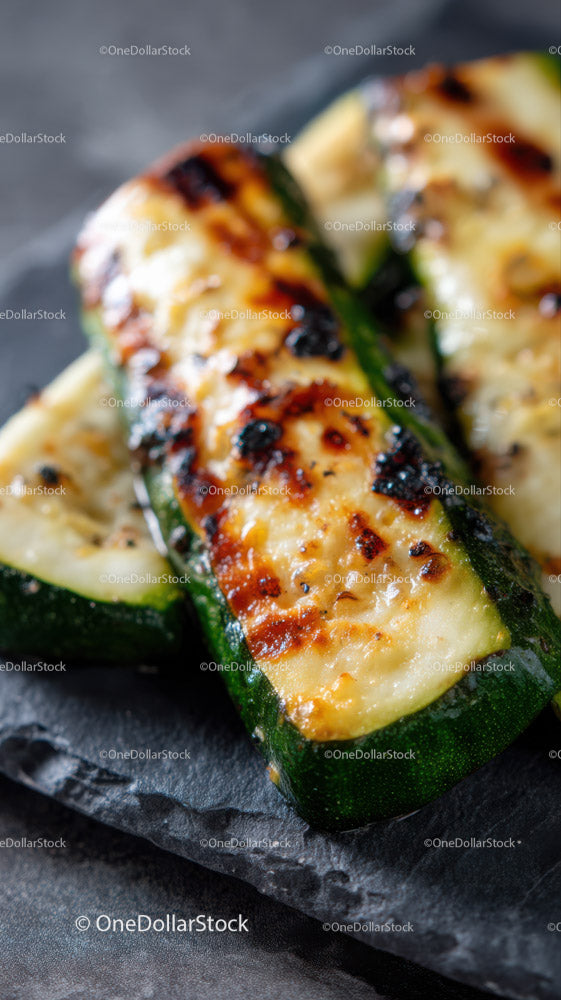 Grilled Zucchini Slices with Herbs for Healthy Summer Cooking