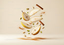 Fresh Pear Slices with Cinnamon and Pistachios