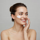 Young Woman Applying Facial Cream for Skincare Routine