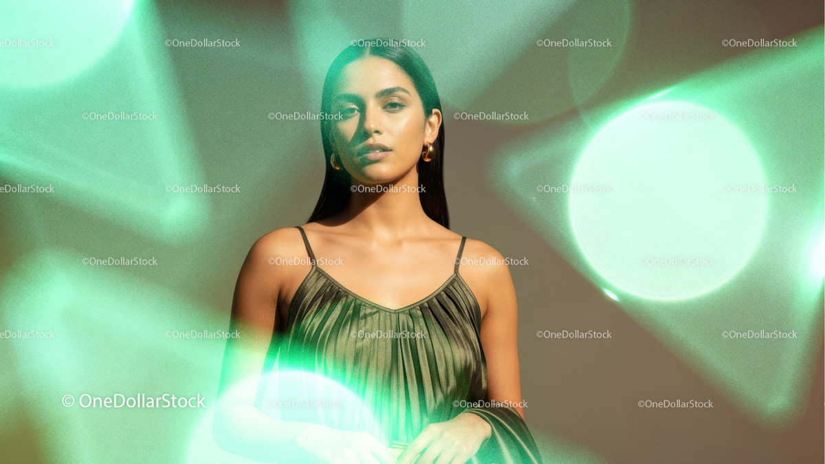 Green Polygons 25 JPG Files digital asset preview