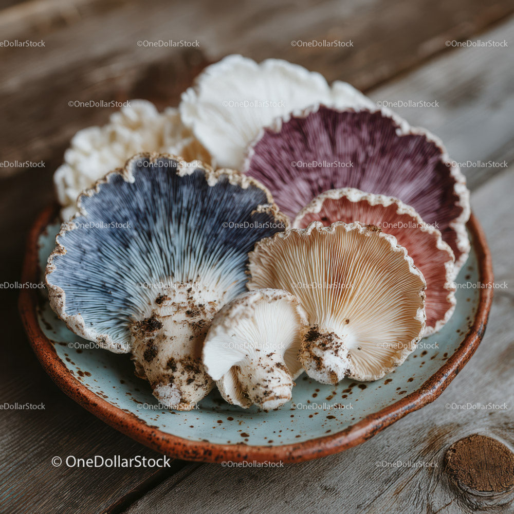 Sautéed Mushrooms with Garlic and Herbs Plate for Gourmet Cuisine