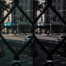 urban photography edit with Cinematic Streets Rain Lightroom presets