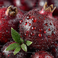 Close-Up of Juicy Raspberries with Water Droplets and Green Leaves