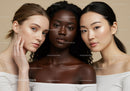 Diverse Beautiful Women Close-Up Portrait in Studio