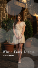 White Fairy Lights Photo Overlays preview