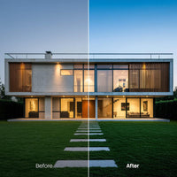 Architectural XMP presets color grading preview