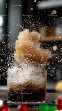 Dynamic Carbonated Drink with Exploding Dry Ice Effect