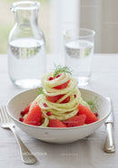 Fresh grapefruit and fennel salad with pomegranate seeds