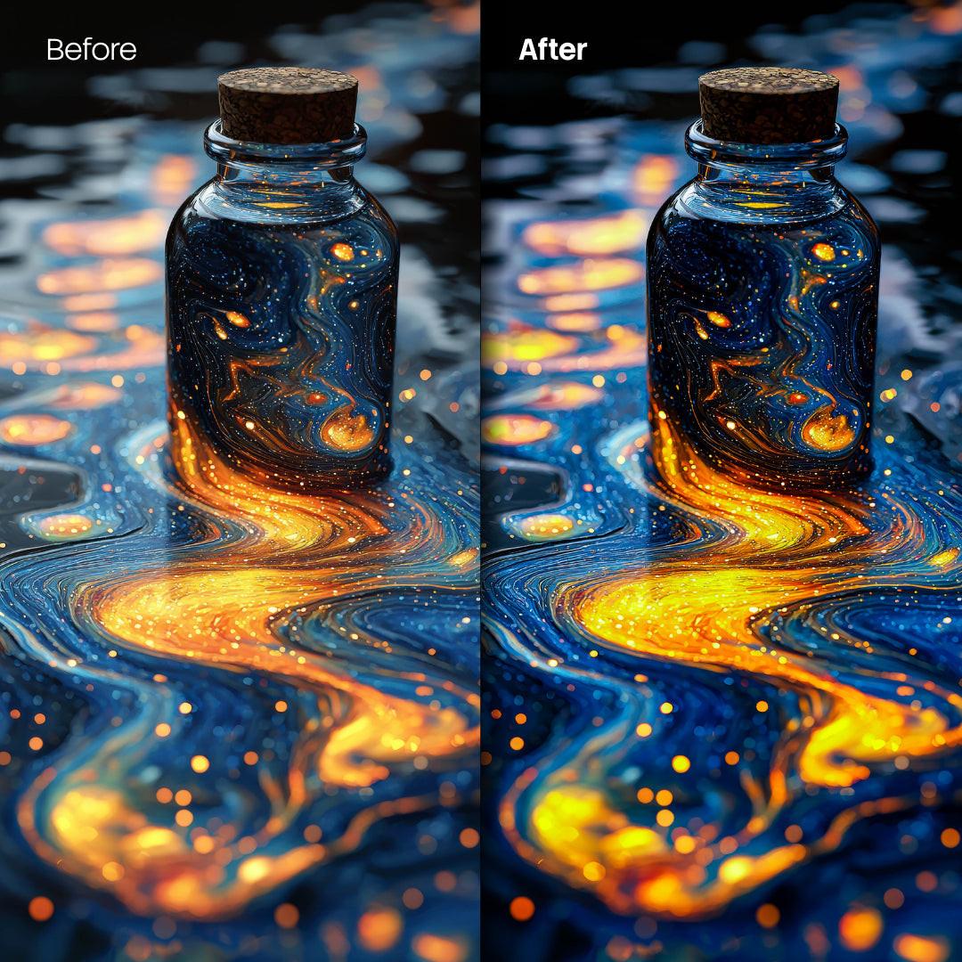 Dark Space XMP presets color grading preview
