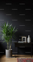 Modern Minimalist Interior with Green Houseplant and Stylish Decor