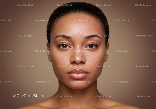 Portret Młodej Kobiety z Czystą Skórą i Naturalnym Pięknem