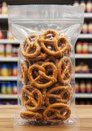 Salted Pretzels Packed in Clear Resealable Bag