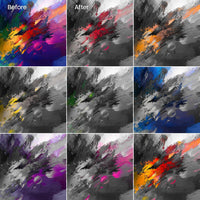 Before and after Specyfic Saturation Lightroom preset edit