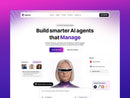 Agentra Framer template homepage preview