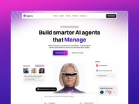 Agentra Framer template homepage preview