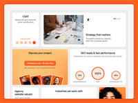 Agnos Framer template design preview