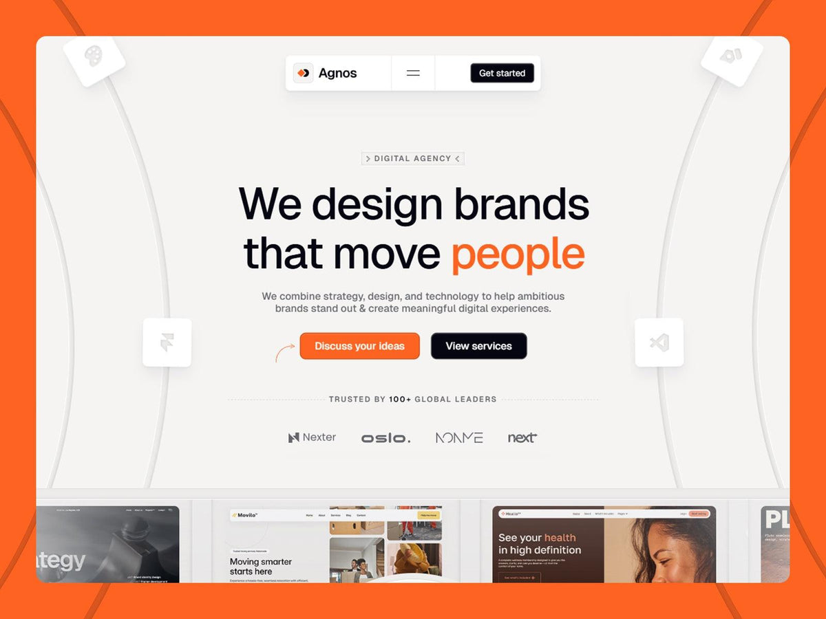 Agnos — Creative Agency & Agency Portfolio Framer Template