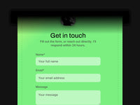 Aiden Framer template website sections preview