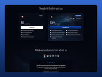Ailex Framer template design preview
