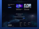 Ailex Framer template website sections preview
