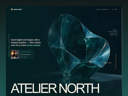 Atelier North – Website Template for AI Agents