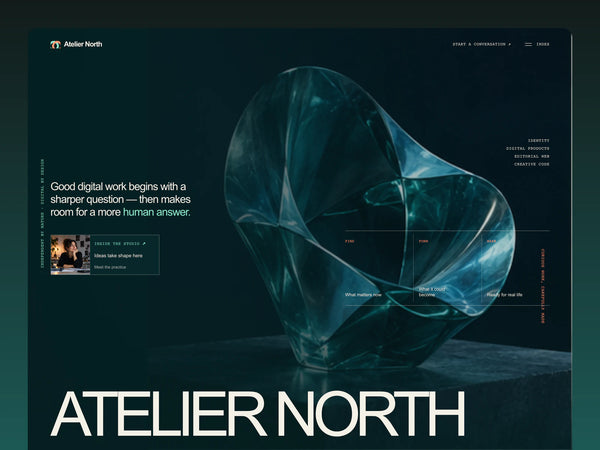 Atelier North – Website Template for AI Agents