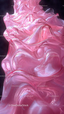 Pink Marble Texture with Swirling Fluid Art for Creative Design