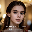 Grainy Portraits Lightroom presets cover preview