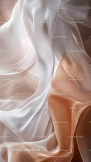 Elegant Satin Fabric with Flowy Drapes and Soft Texture