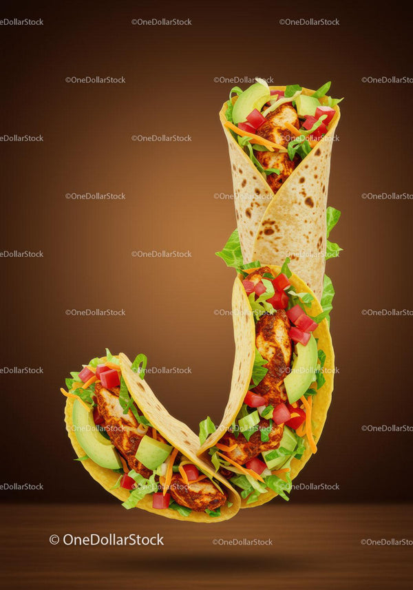 Smaczne grillowane tacos z kurczakiem i świeżymi warzywami