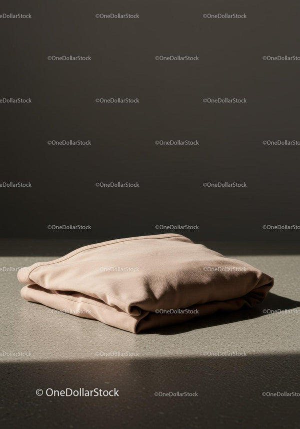 Elegant Pink Satin Pillow for Luxury Bedroom Decor JPG Mockup Image