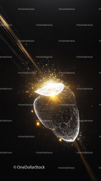 Bright Cosmic Explosion with Asteroid in Deep Space