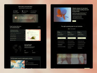 B2bizz Framer template website sections preview