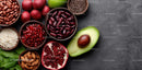 Colorful Assortment of Fresh Fruits, Vegetables and Superfoods
