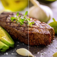 food photography edit with Food Photography Lightroom presets