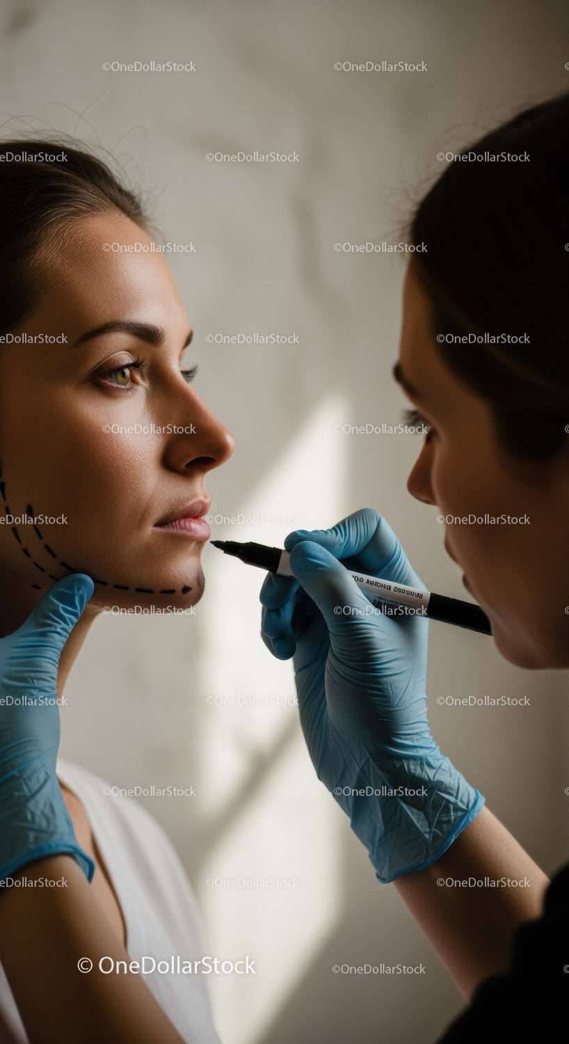 Facial Contouring Consultation with a Cosmetic Surgeon