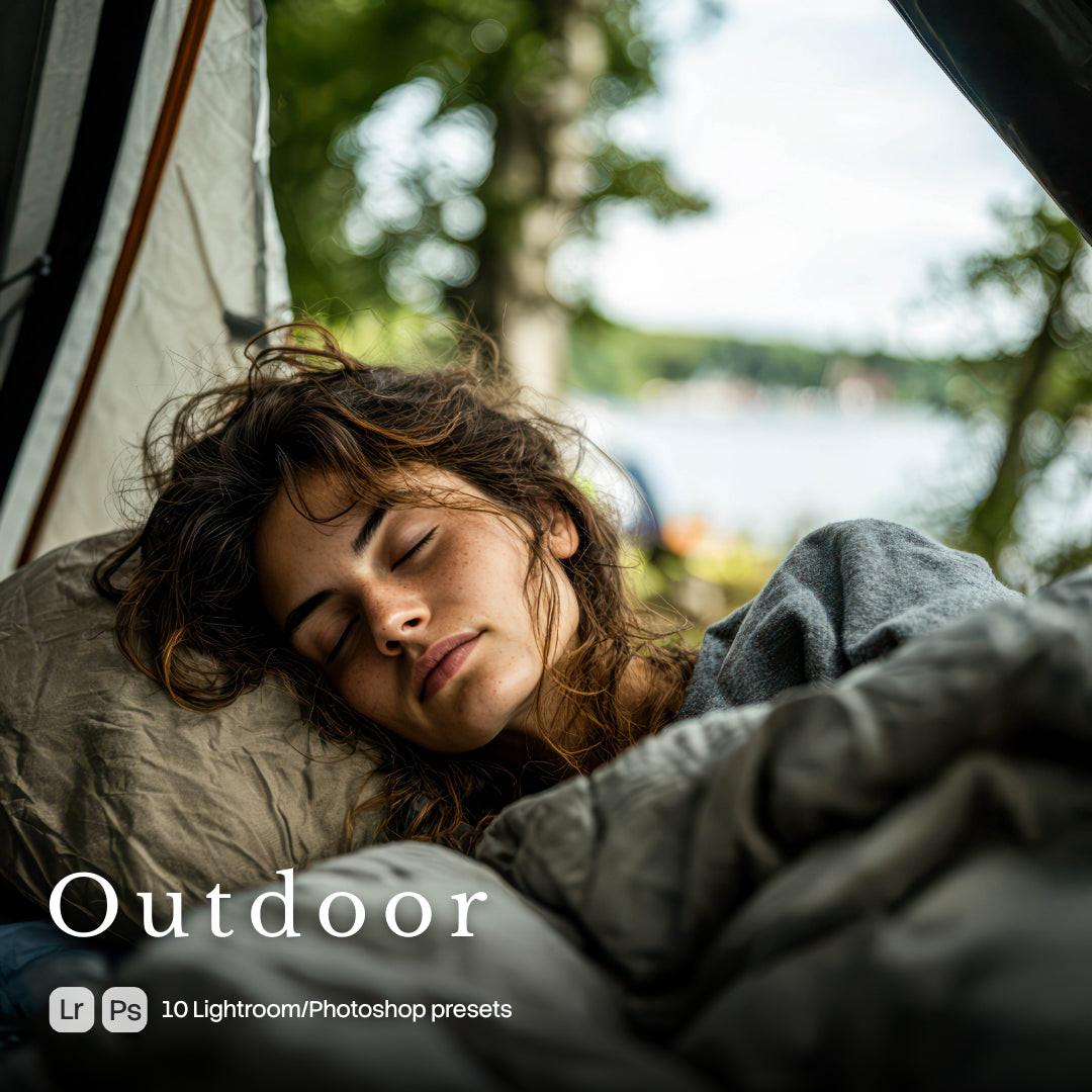 Outdoor Lightroom presets cover preview