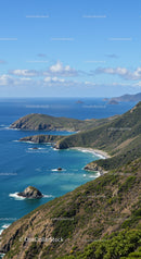 Scenic Coastal Landscape with Rugged Cliffs and Ocean View