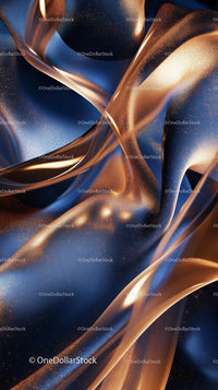 Luxury Satin Fabric with Metallic Sheen and Soft Folds