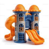 Cute Bunny Eared Robot Toy with Wheels for Kids and Play