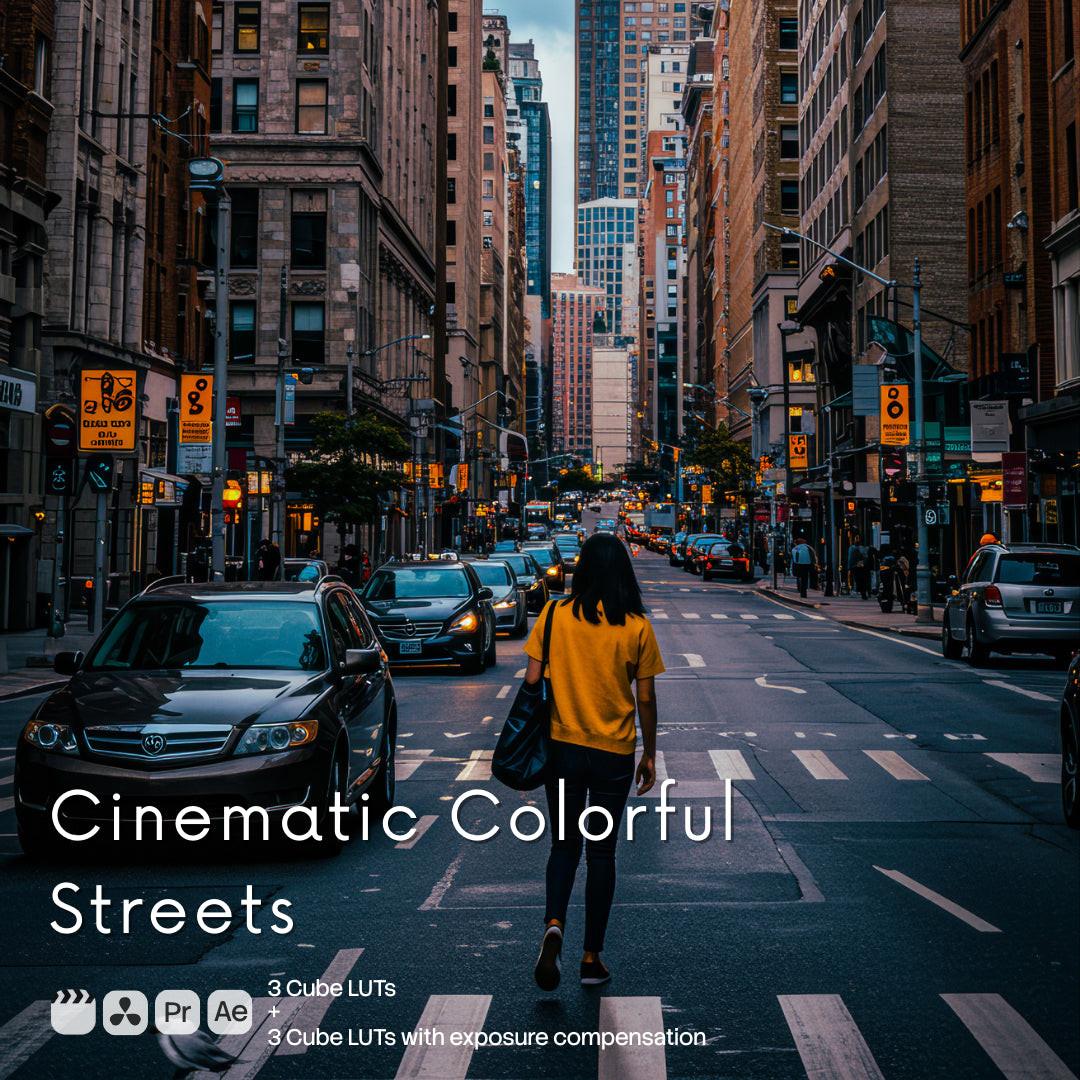 Cinematic Colorful Streets (6 LUTs)