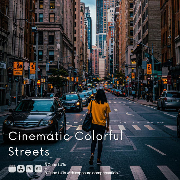 Cinematic Colorful Streets (6 LUTs)