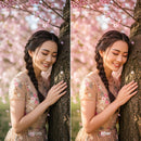 outdoor photography edit with Blossom Lightroom presets