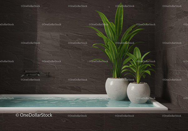 Indoor Plant Arrangement with Potted Green Foliage in Modern Interior